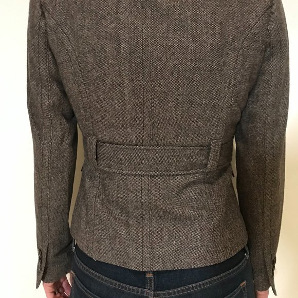 brown blazer (short trench coat) - Picture 4 of 7